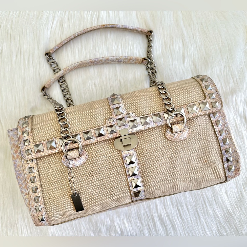 BCBGIRLS SNAKESKIN BAG